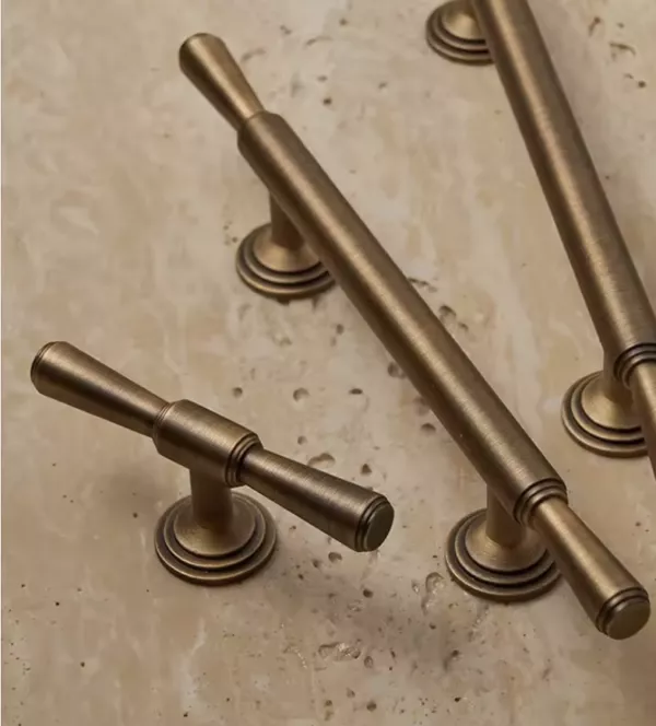 Luca Antique Brass cabinets